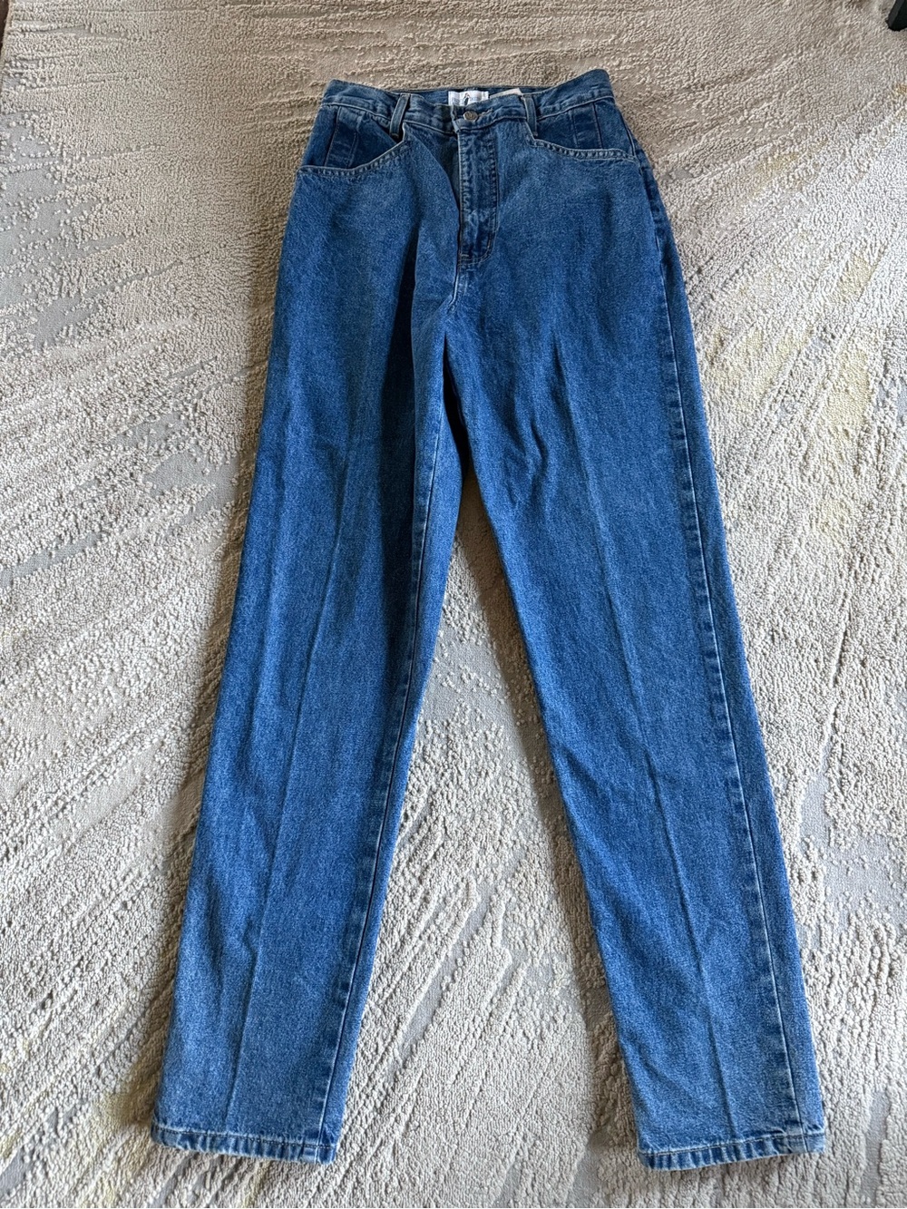Vintage French Dressing jeans Paris Straight super high rise 2